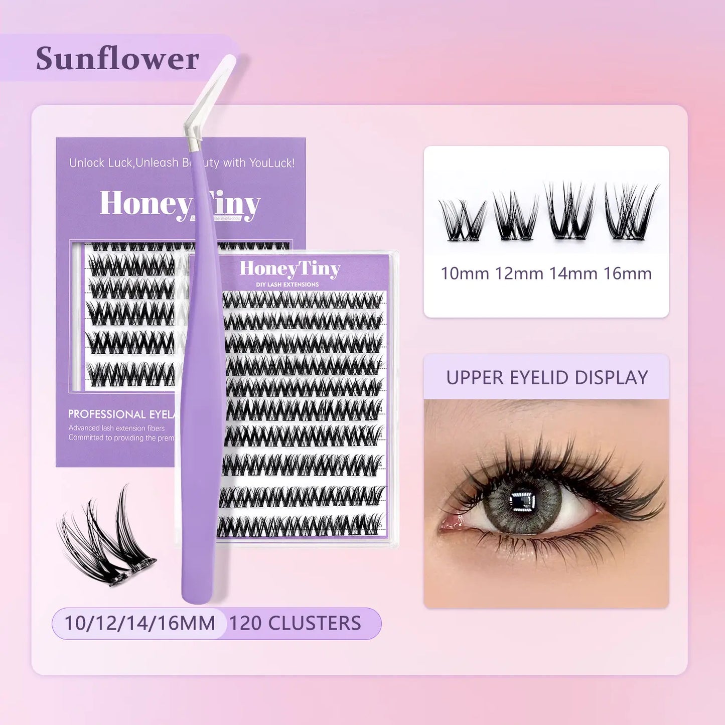 4 Styles of Adhesive-Free, Easy-To-Remove False Eyelashes 10Mm/12Mm/14Mm/16Mm Lightweight Options 24+ Sets with Lash Care Kit Natural, No-Makeup Look Effortless Application and Removal Flawless Cosmetic