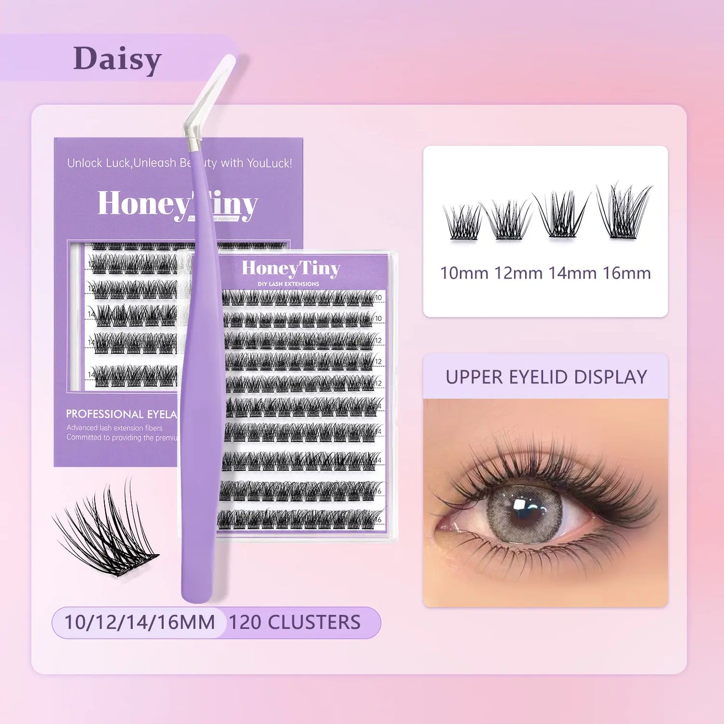 4 Styles of Adhesive-Free, Easy-To-Remove False Eyelashes 10Mm/12Mm/14Mm/16Mm Lightweight Options 24+ Sets with Lash Care Kit Natural, No-Makeup Look Effortless Application and Removal Flawless Cosmetic