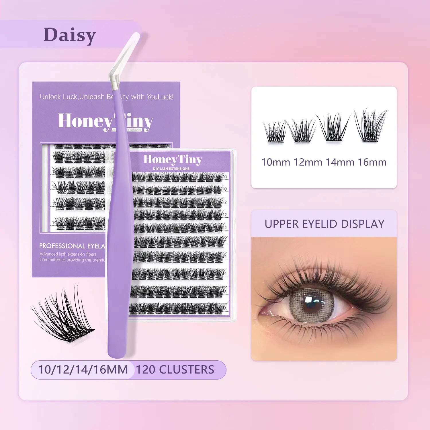 4 Styles of Adhesive-Free, Easy-To-Remove False Eyelashes 10Mm/12Mm/14Mm/16Mm Lightweight Options 24+ Sets with Lash Care Kit Natural, No-Makeup Look Effortless Application and Removal Flawless Cosmetic